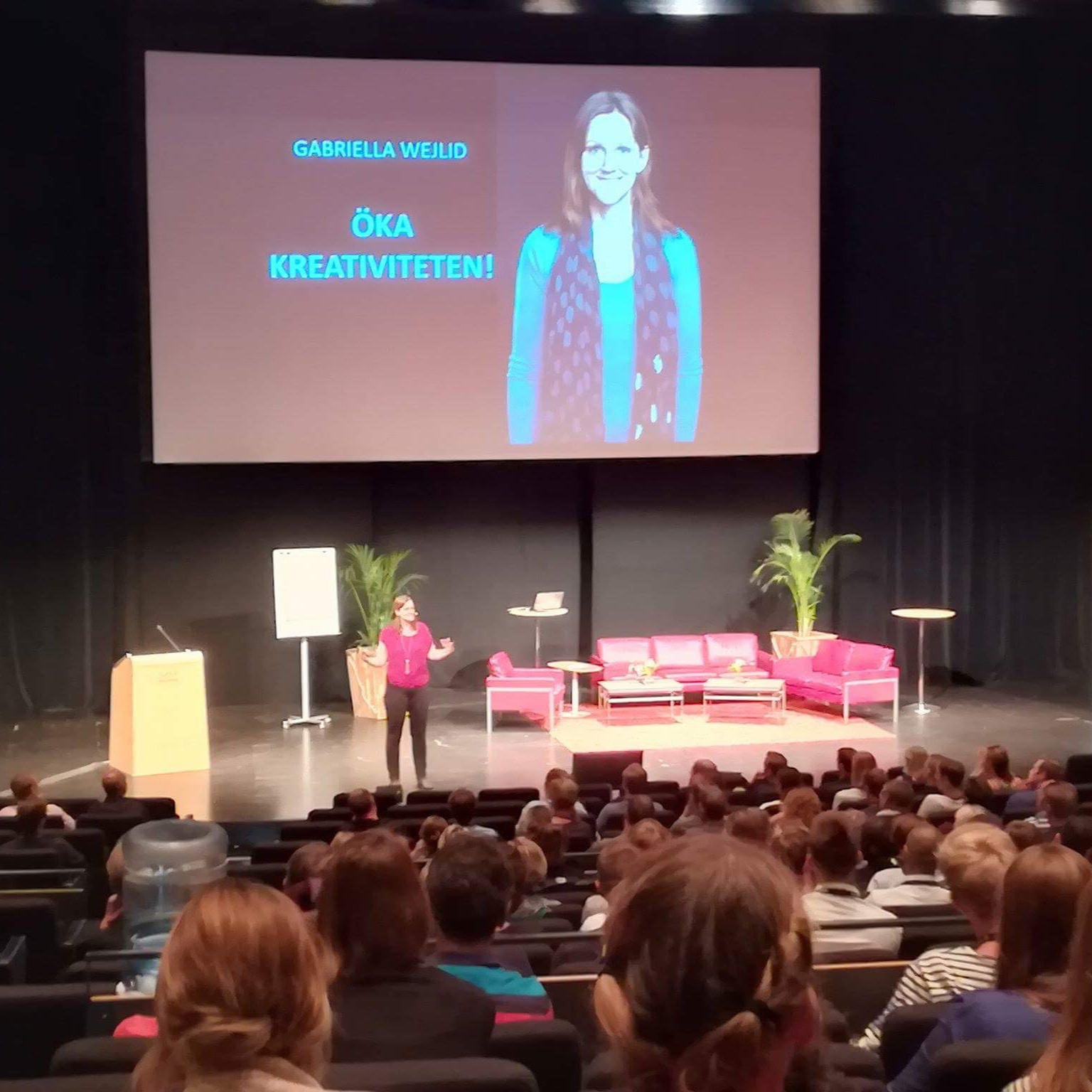 Gabriella Wejlid föreläser om kreativitet